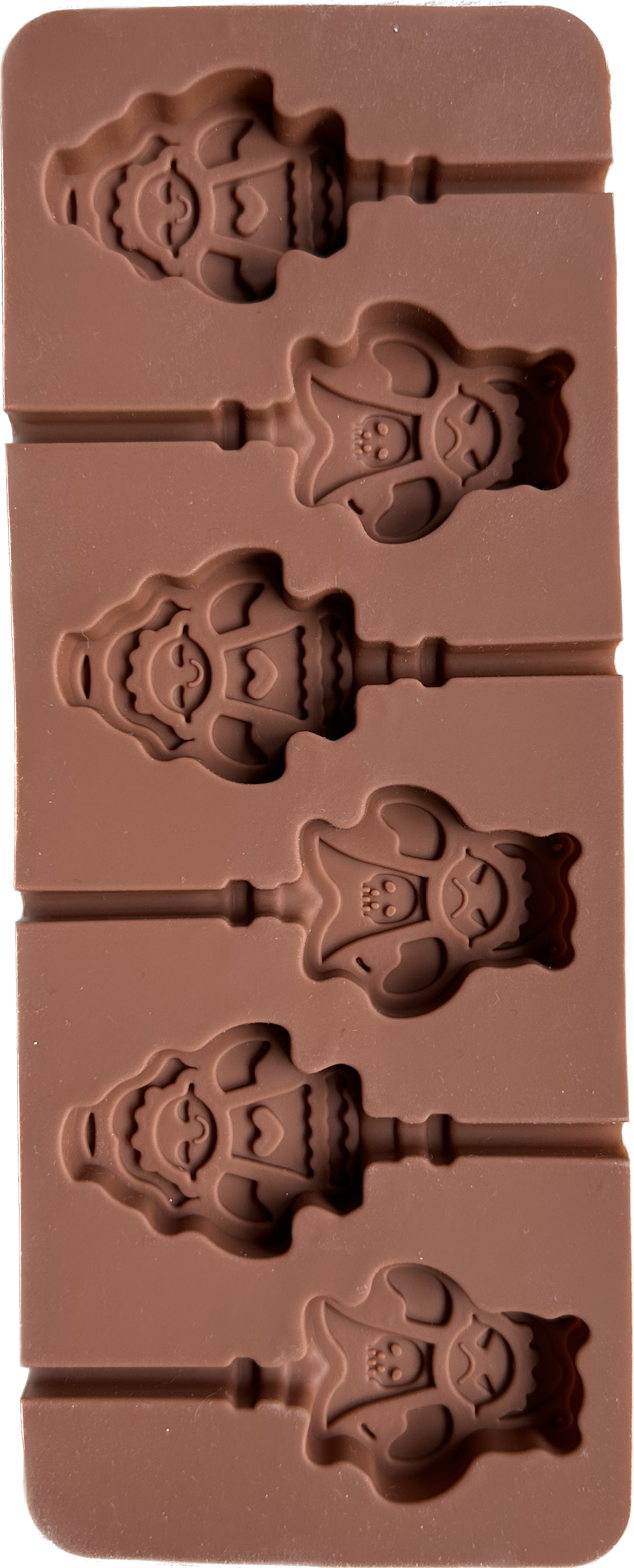 Molde de silicona para paleta tipo chupeta en forma de angel