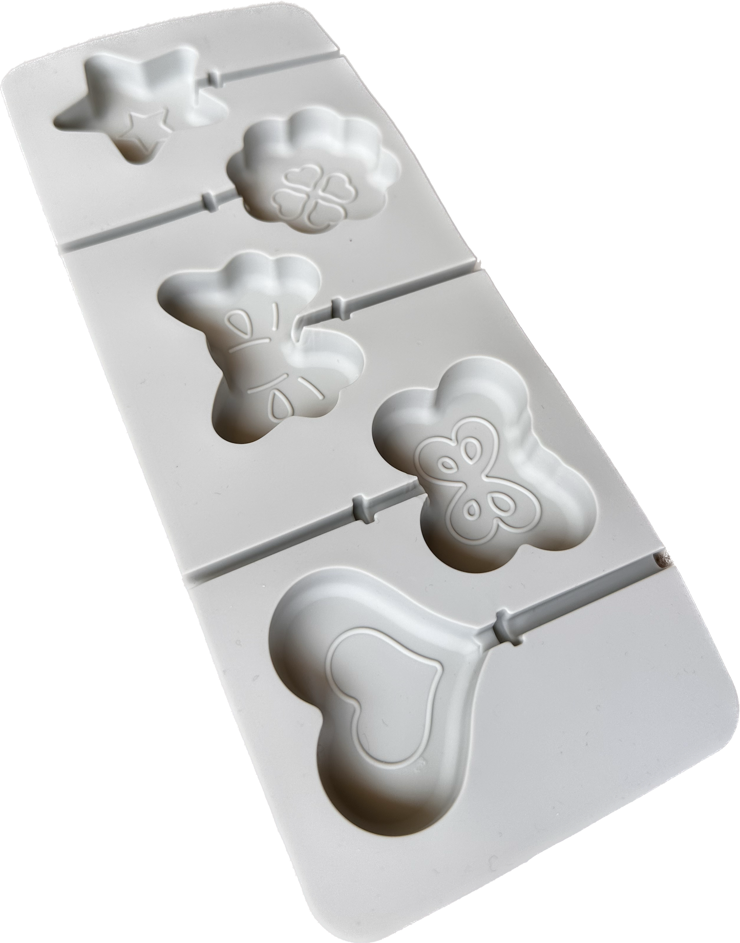 Molde de silicona para paleta tipo chupeta 5 formas