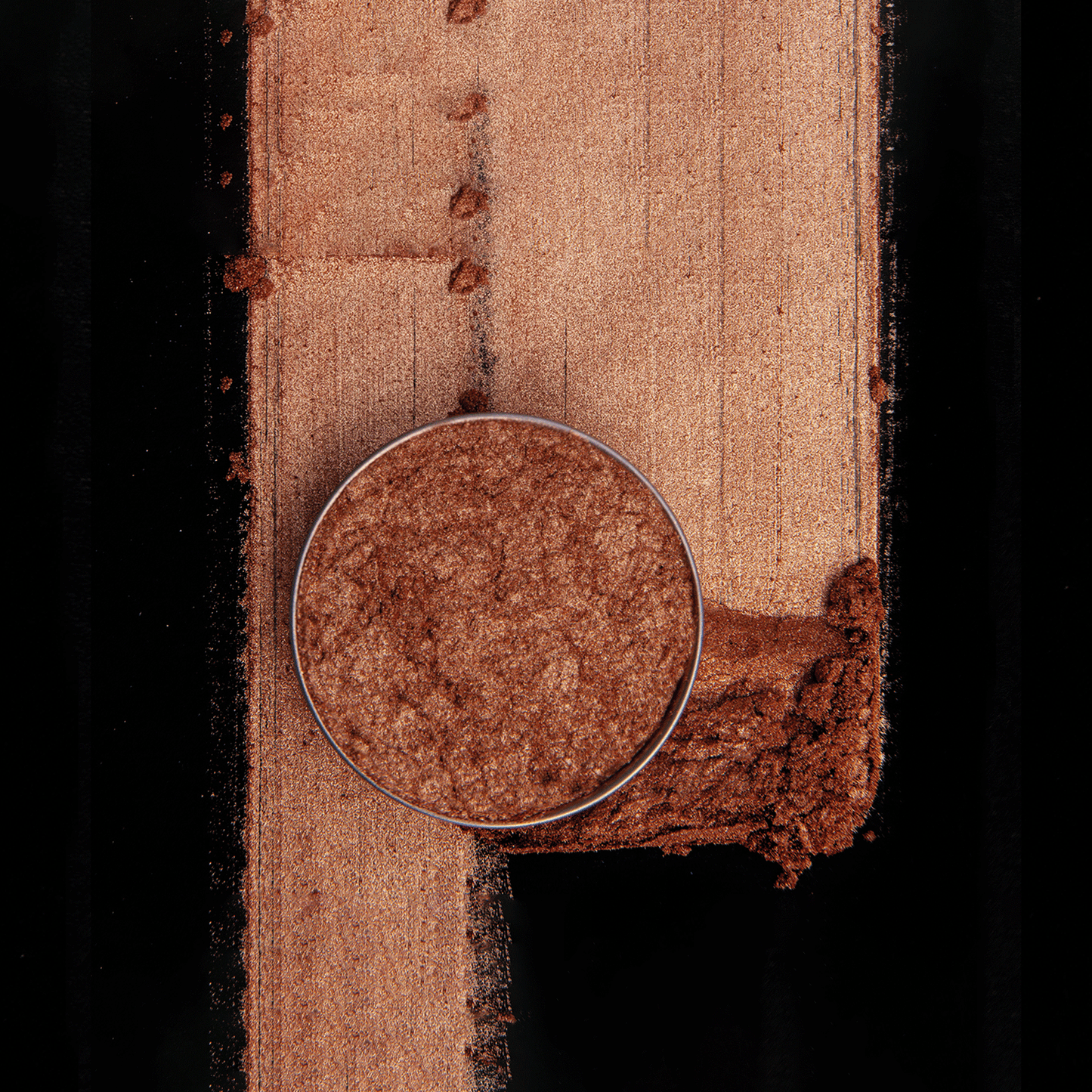Pigmento perlado bronce cosmético