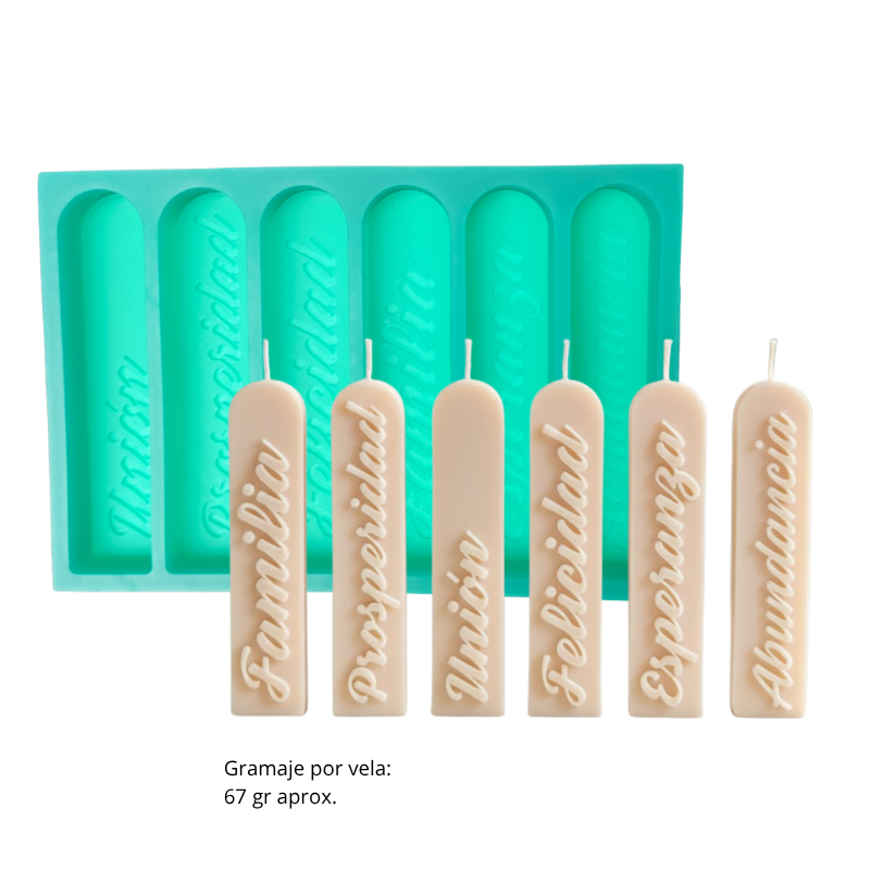 Molde velas de los deseos intensiones Arco