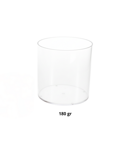 Contenedor acrilico transparente