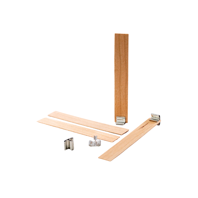 Pabilo de madera sencillo para velas
