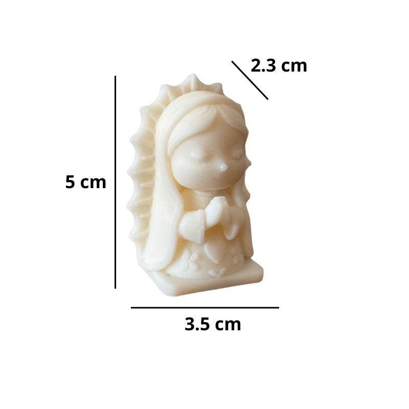 Molde Virgen de Guadalupe Mini – Silicona 3 Cavidades