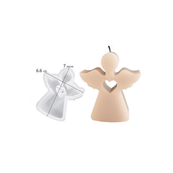 Molde silicona vela angel mediano