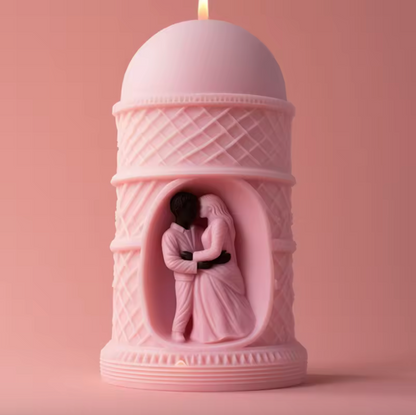 Molde silicona vela cúpula pareja matrimonio