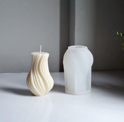 Forma jarron lineas curvas