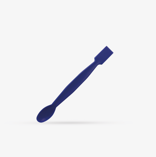 Espátula con cuchara plástica