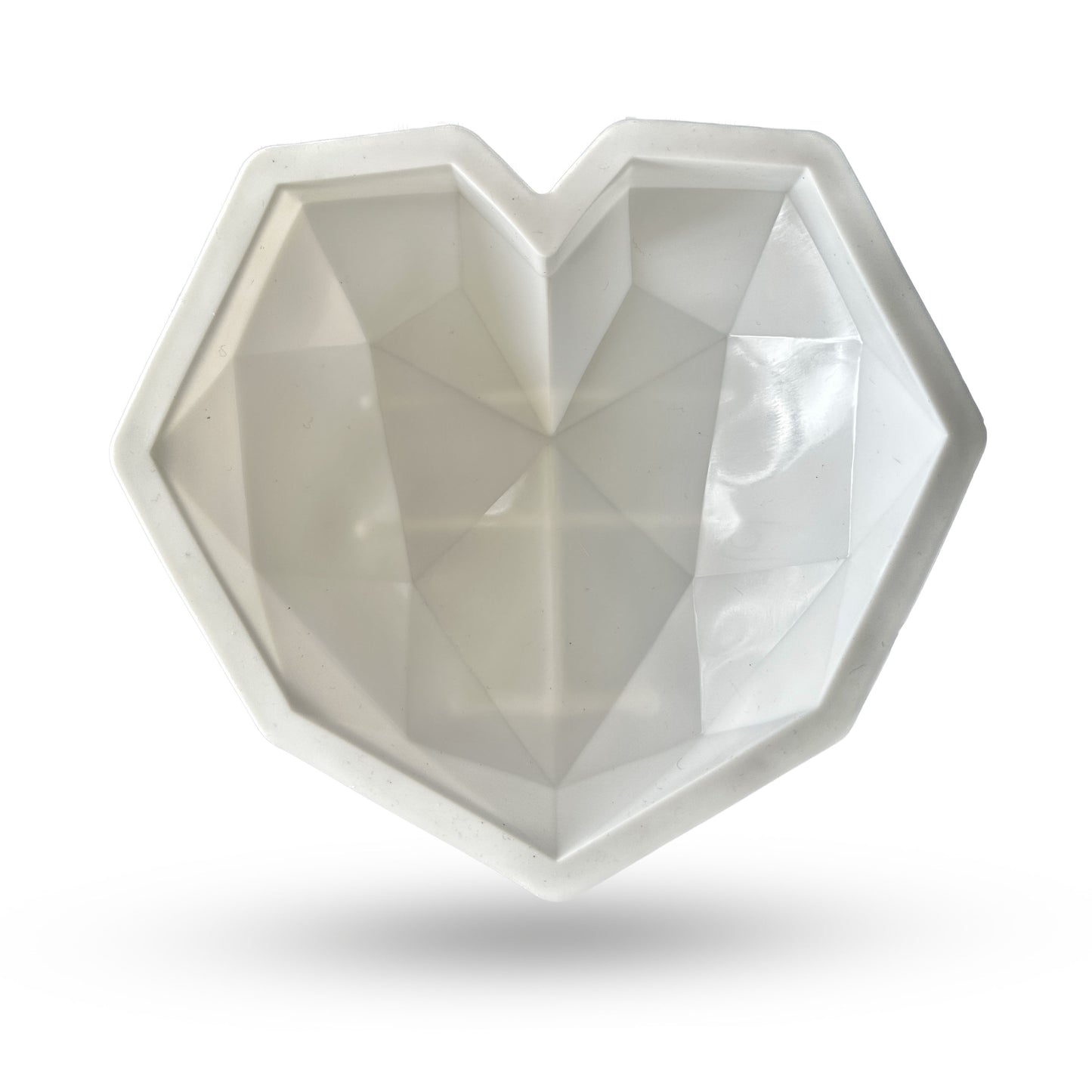 Molde corazón geometrico con refuerzos