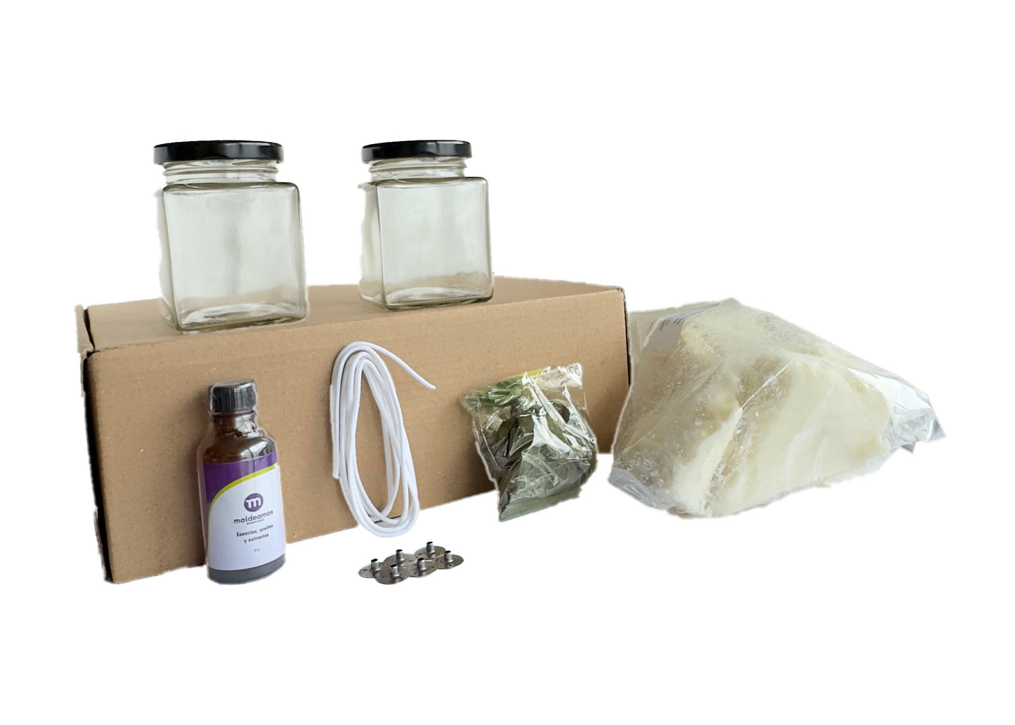 Kit para velas de cera de soya