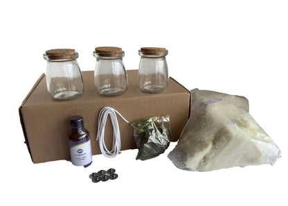 Kit para velas de cera de soya