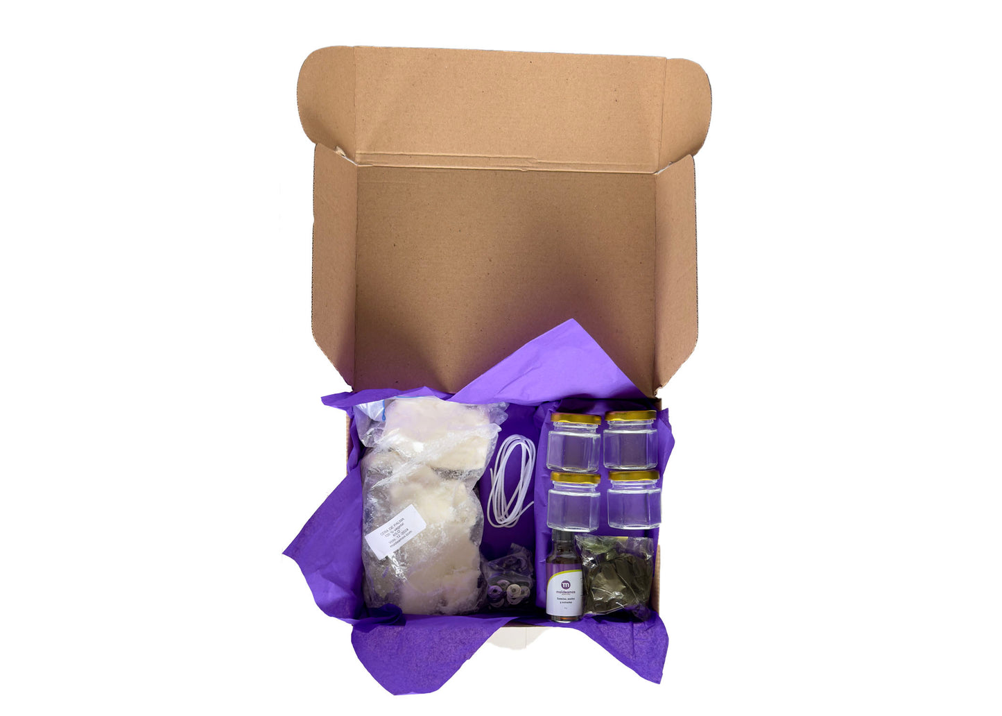 Kit para velas de cera de soya