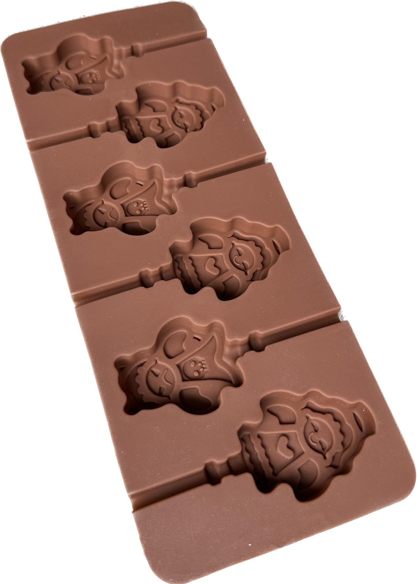 Molde de silicona para paleta tipo chupeta en forma de angel