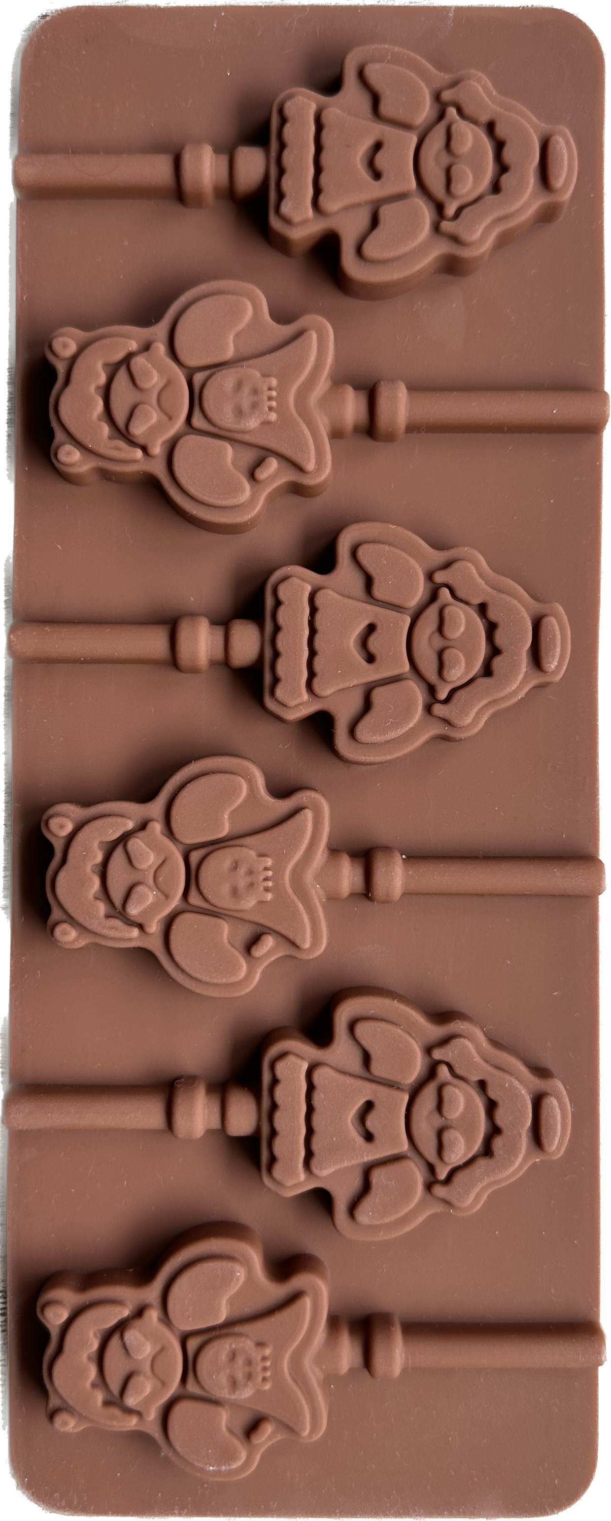 Molde de silicona para paleta tipo chupeta en forma de angel