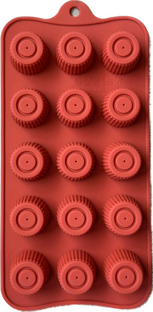 Molde silicona bombones de chocolate