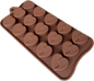 Molde silicona bombones de chocolate forma corazón
