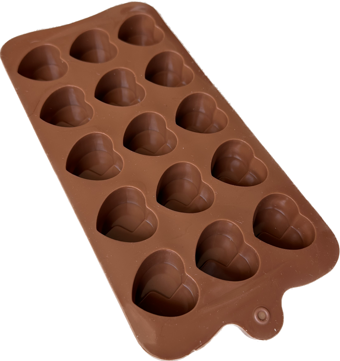 Molde silicona bombones de chocolate forma corazón