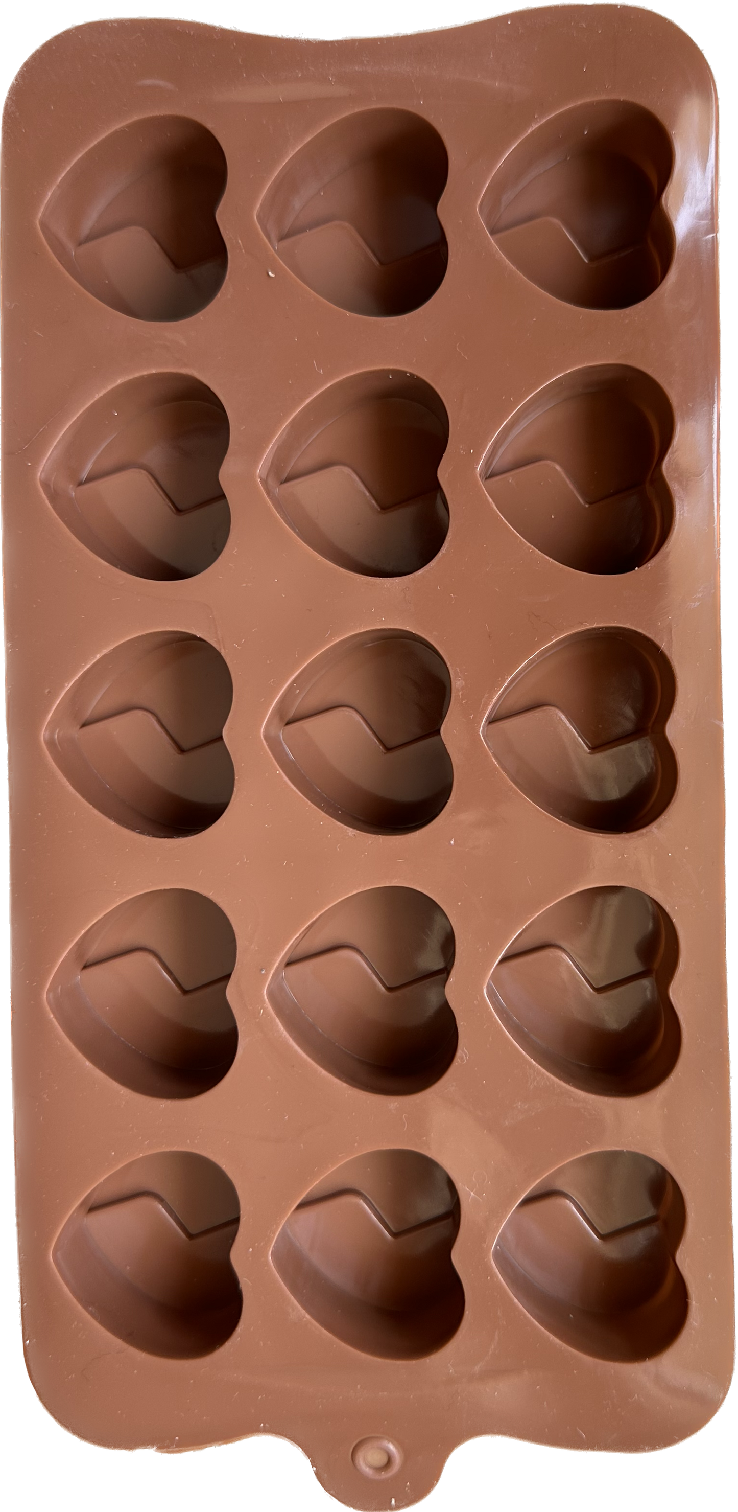 Molde silicona bombones de chocolate forma corazón