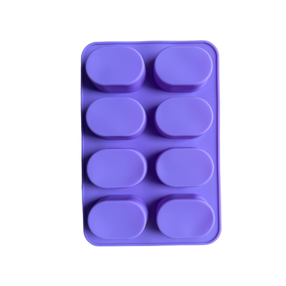 Molde ovalado 8 cavidades