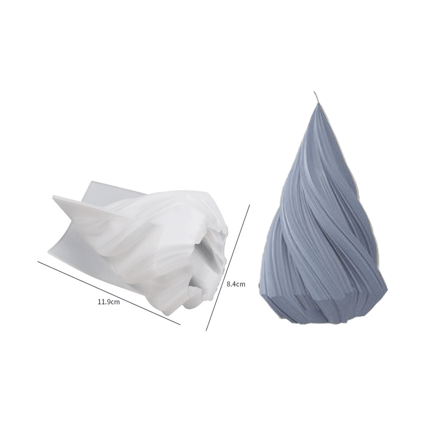 Molde silicona vela arbol D