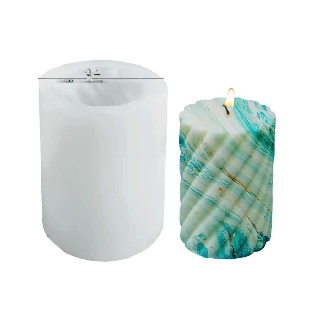 Cilíndrico líneas diagonales