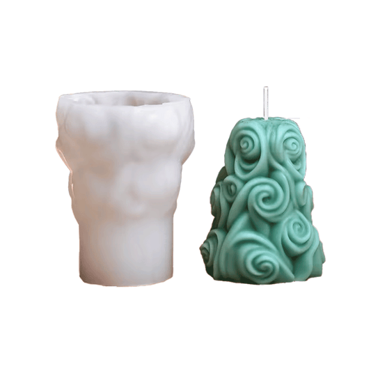 Torre cono espirales arbol