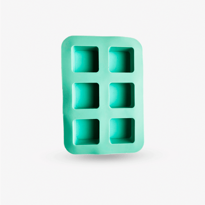 Molde cuadrado borde redondo 6 cav