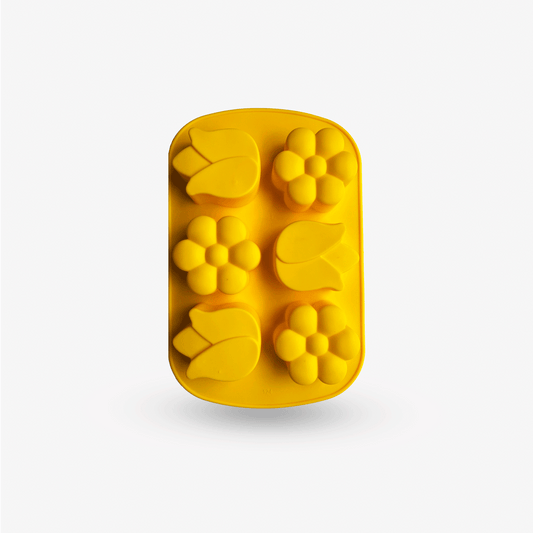 Molde silicona flores 2 formas