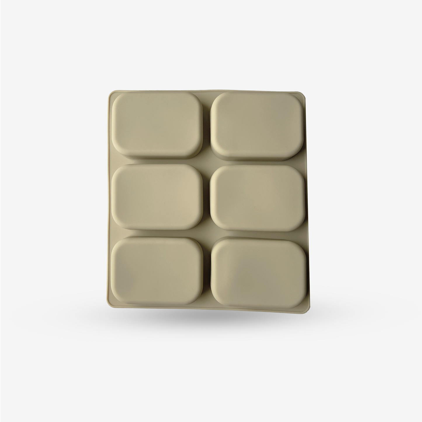 Molde rectangular borde redondo gris