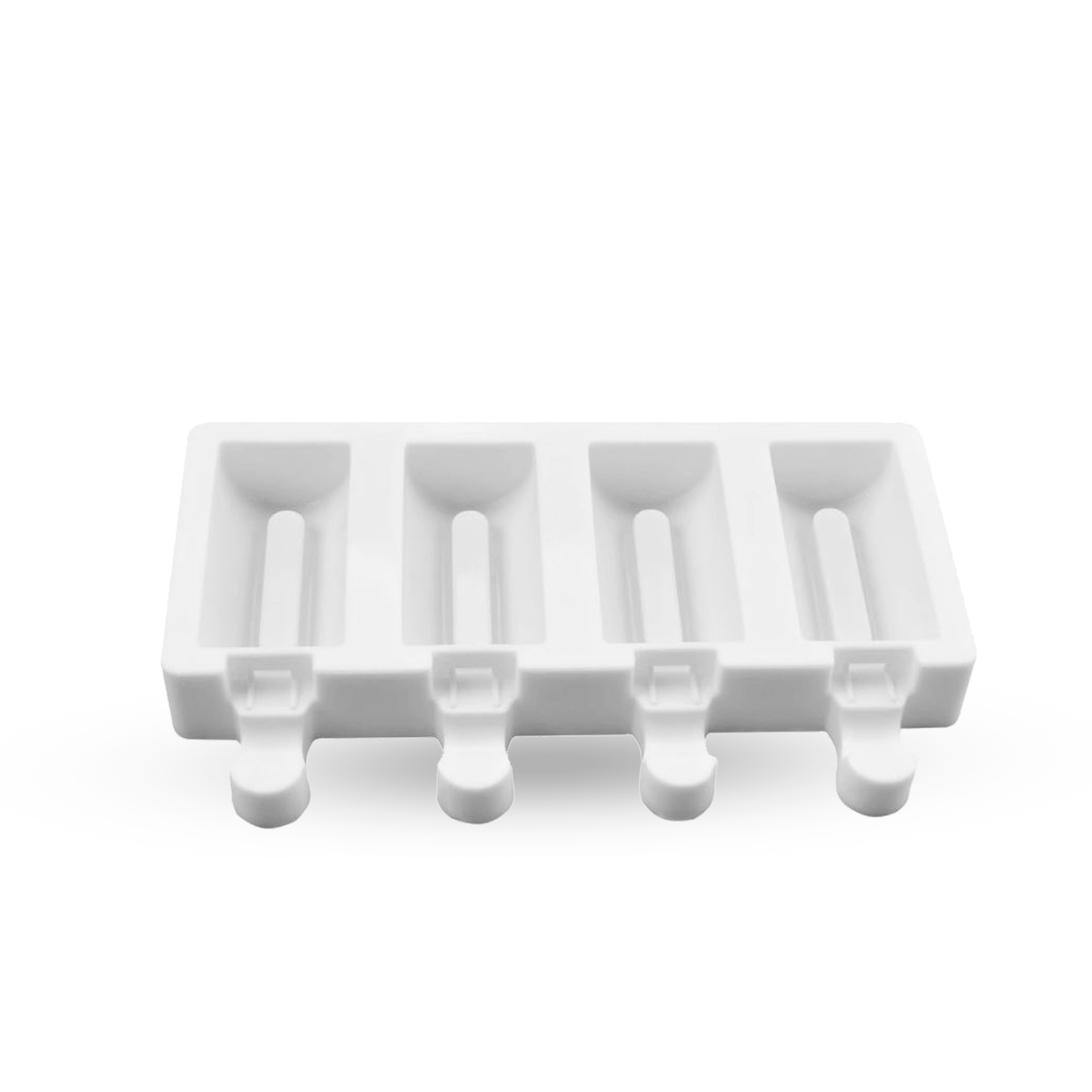 Molde paleta helado rectangular centro rectangular x 4 cavidades