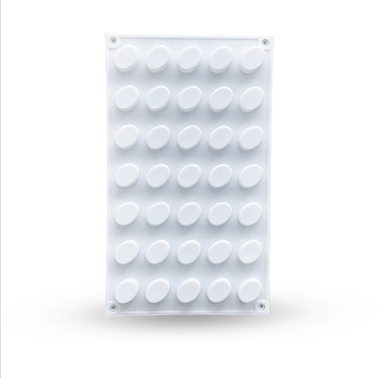 Molde caramelos chocolates ovalado