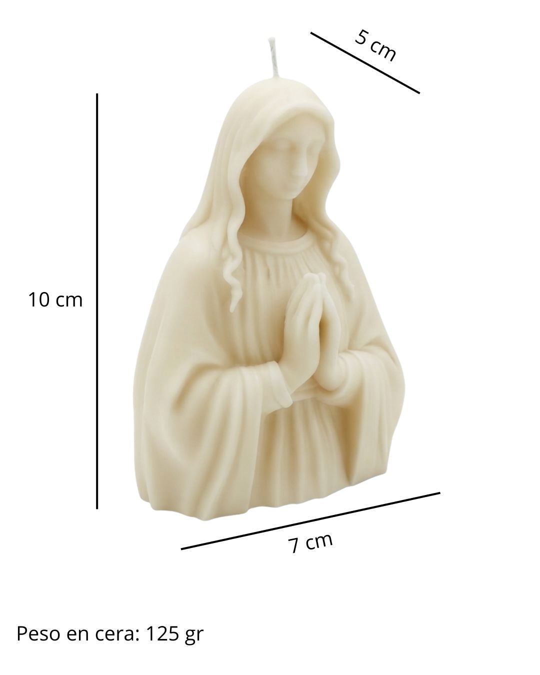 Molde Virgen Maria Orando