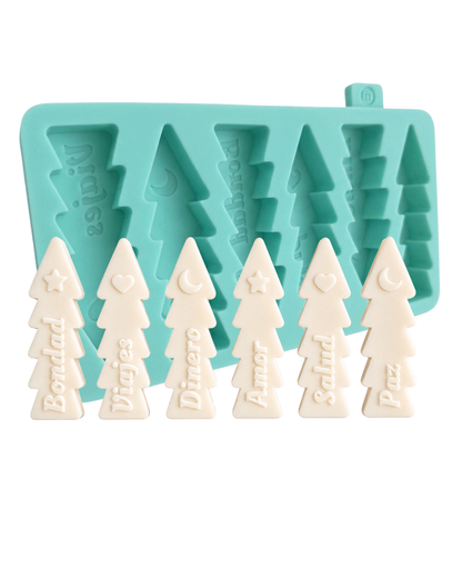 Molde velas de los deseos intenciones arbol G1