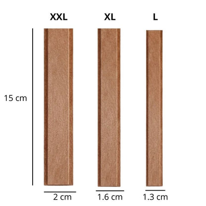 Pabilo de madera DOBLE para velas