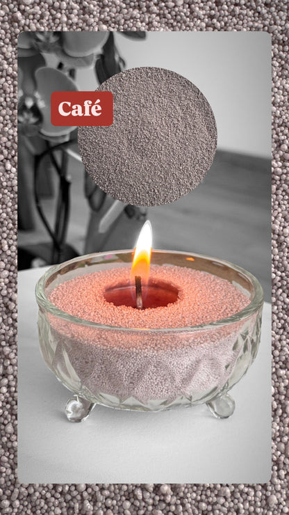 Cera de arena para velas