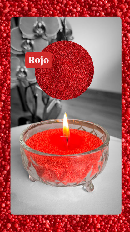 Cera de arena para velas