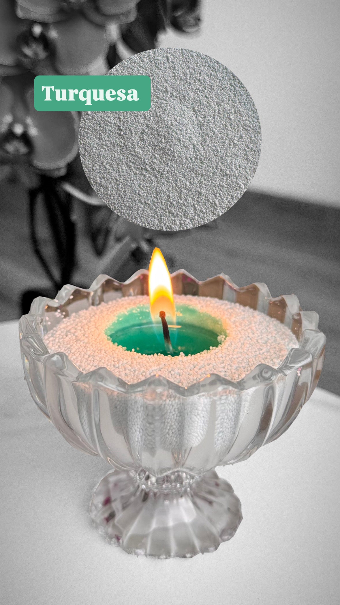 Cera de arena para velas