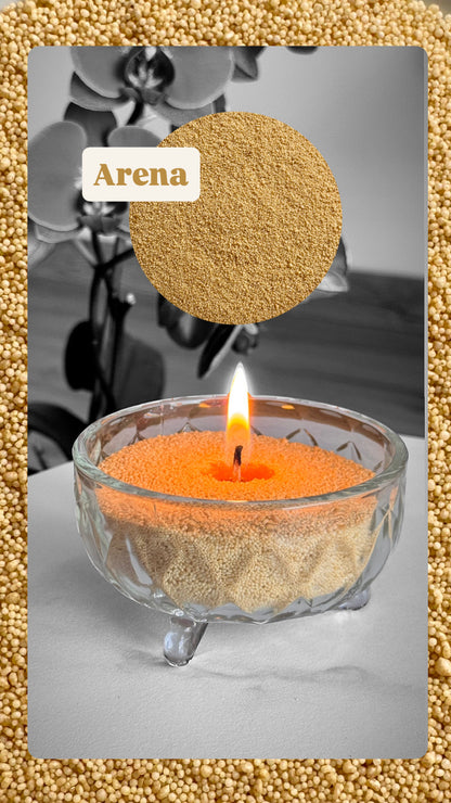 Cera de arena para velas