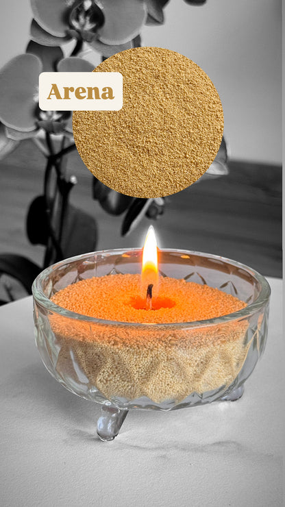 Cera de arena para velas