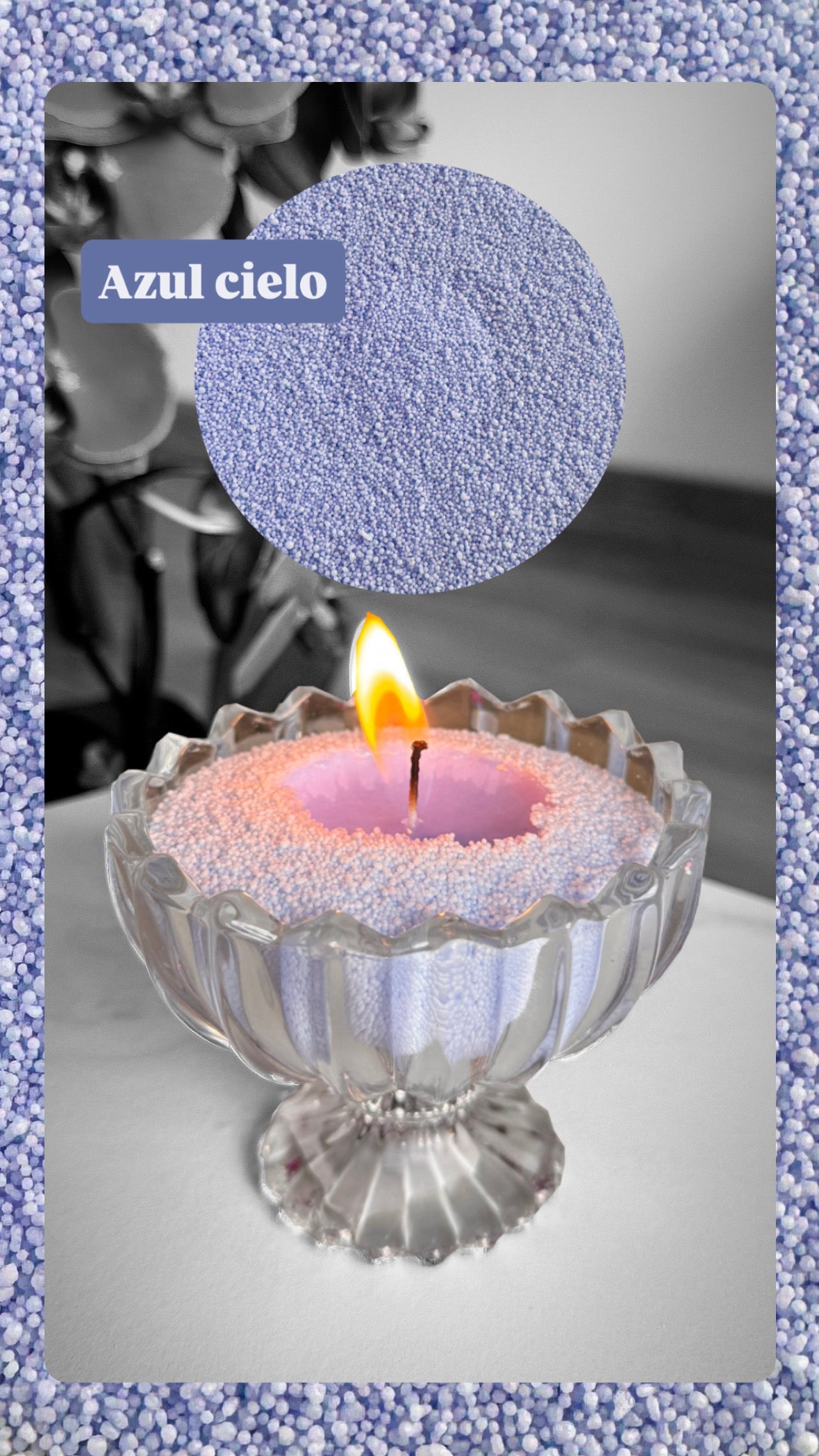 Cera de arena para velas