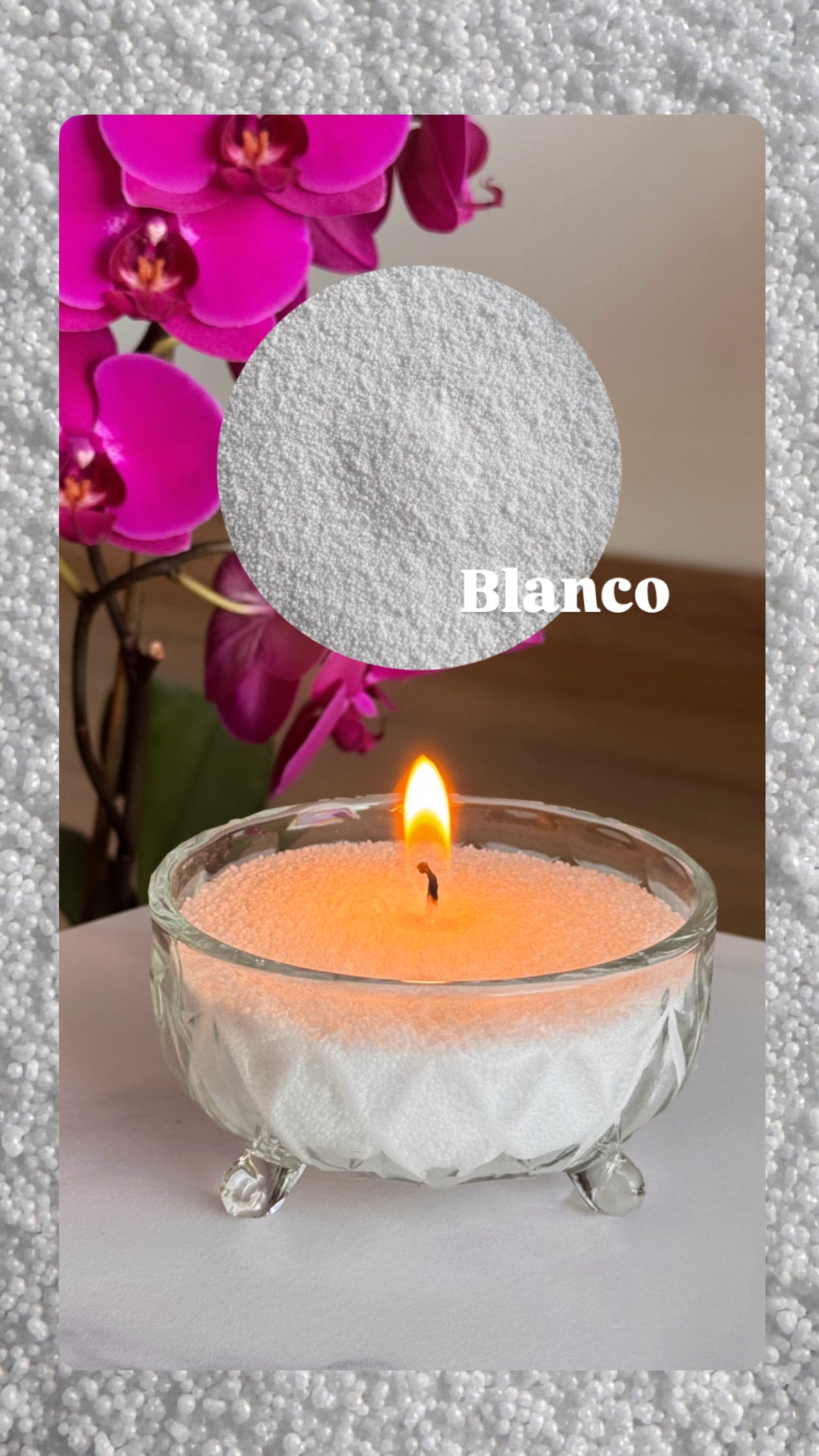 Cera de arena para velas