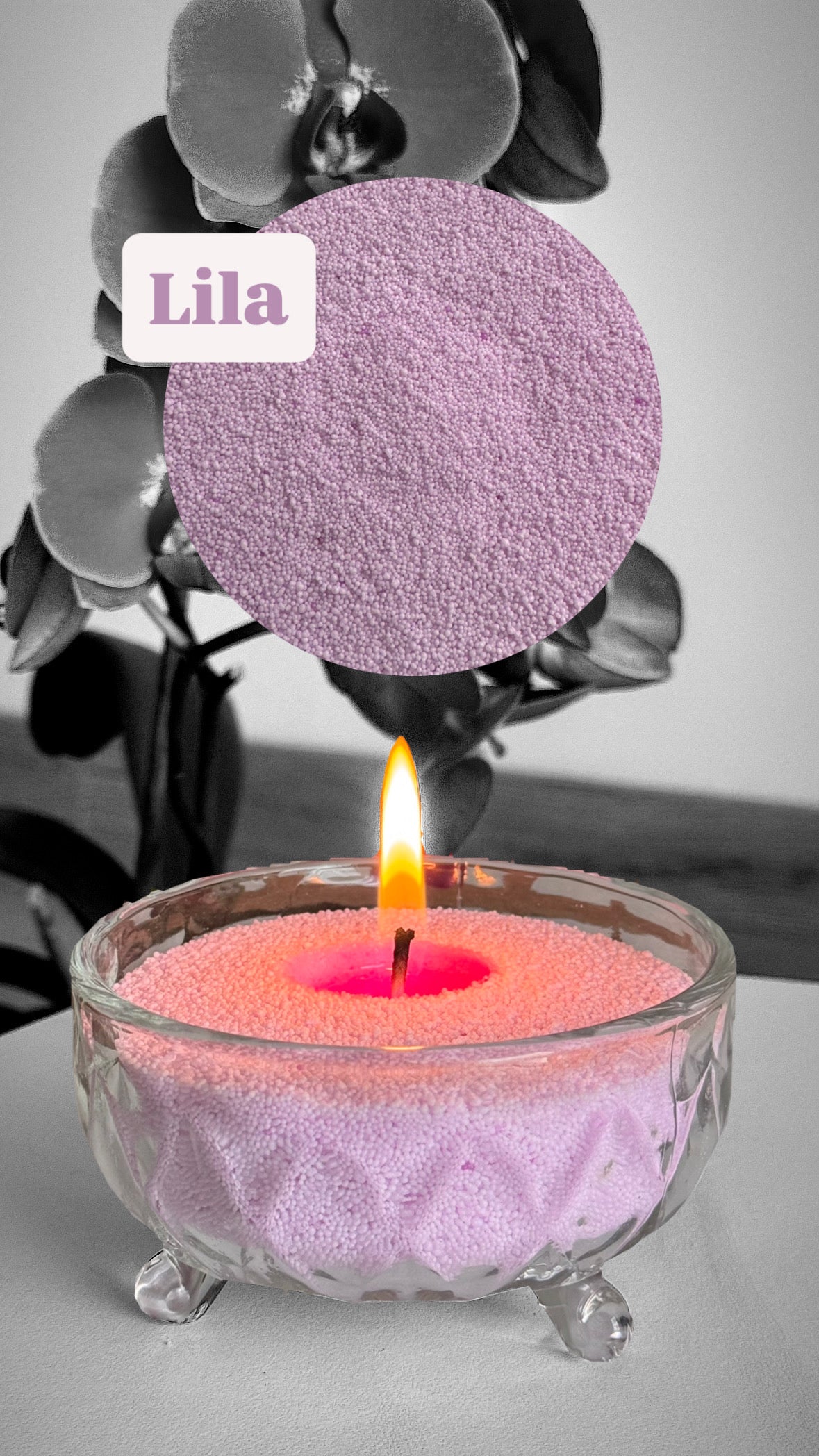 Cera de arena para velas