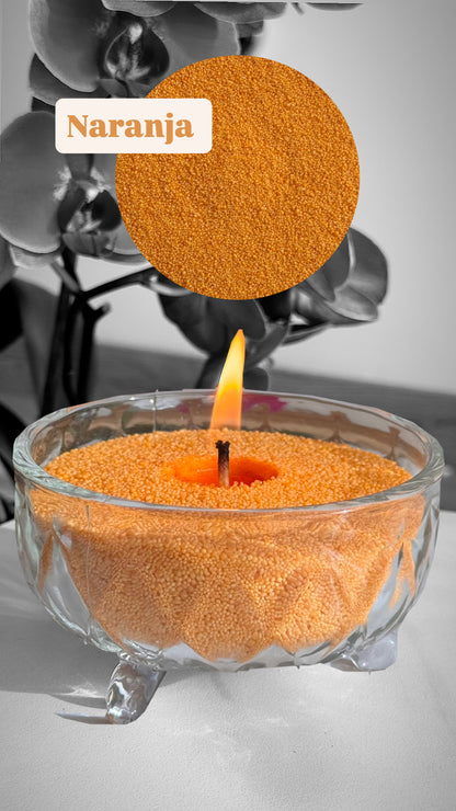 Cera de arena para velas