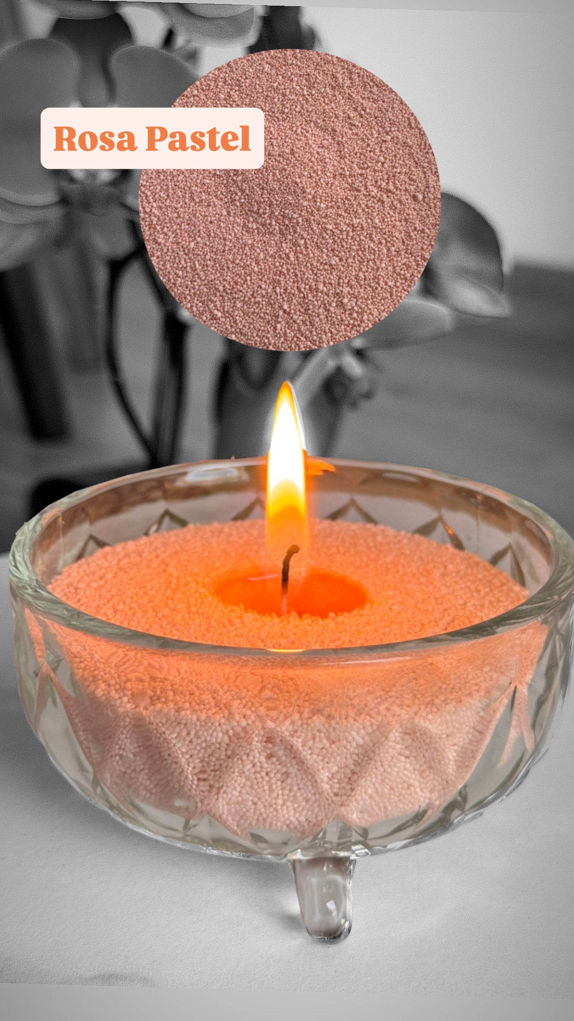 Cera de arena para velas