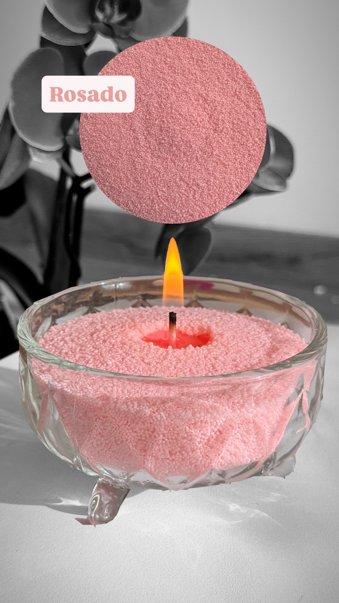 Cera de arena para velas