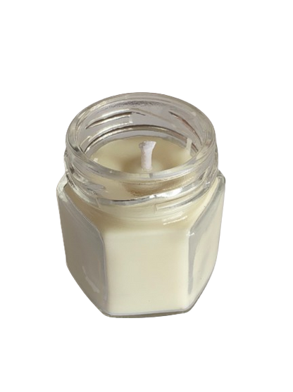 Envase vidrio hexagonal