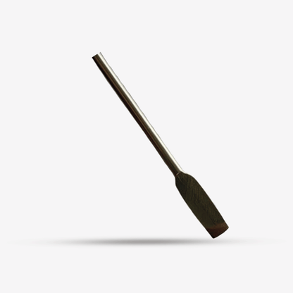 Micro espátula con cuchara metálica