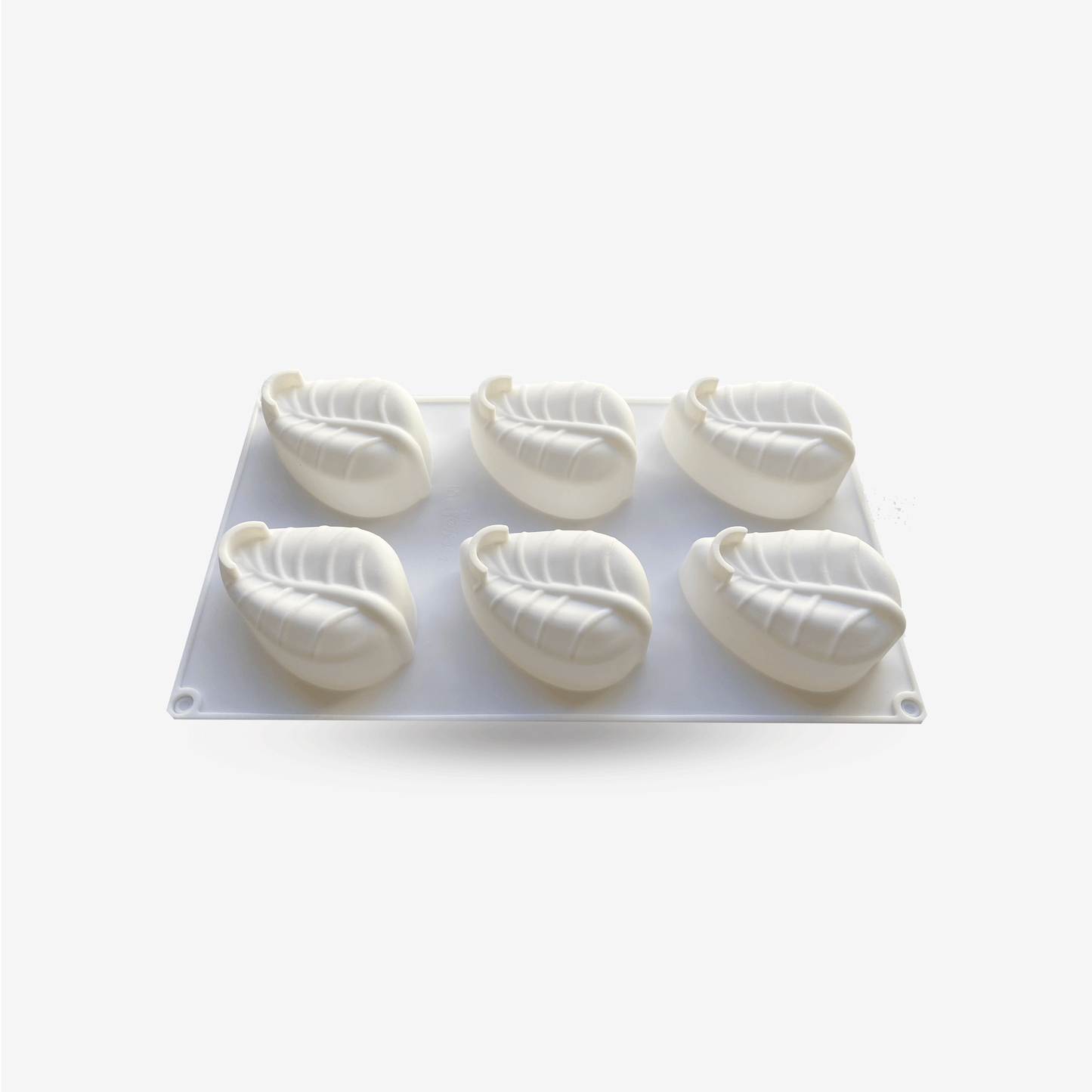 molde de silicona en forma de hoja