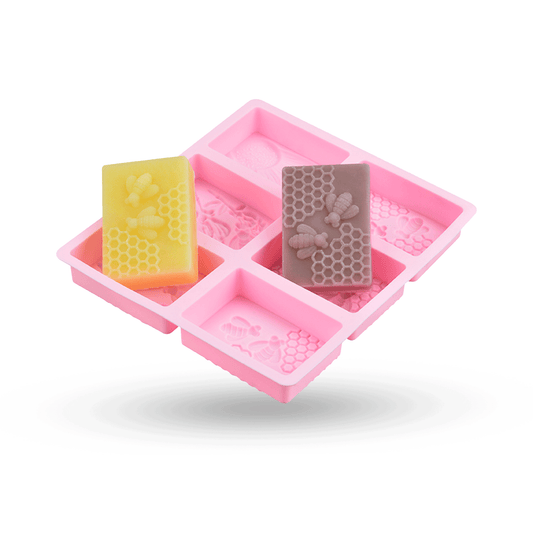 Molde de silicona panal de abejas rectangular