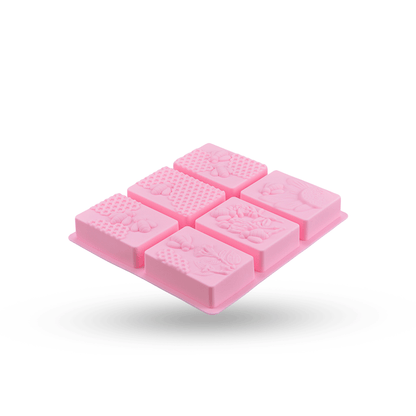 Molde de silicona panal de abejas rectangular