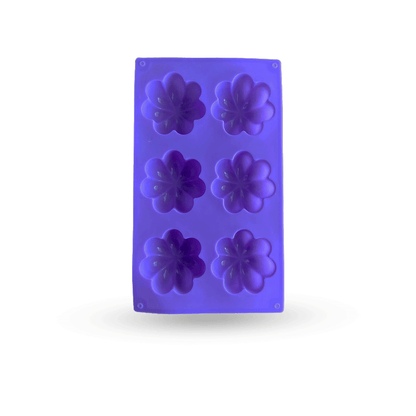 Molde de flores 7 pétalos redondos x 6 cavidades